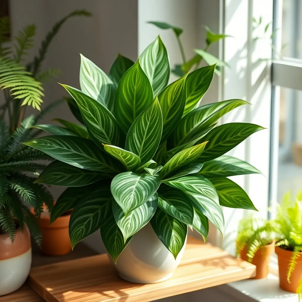 Chinese Evergreen (Aglaonema commutatum)