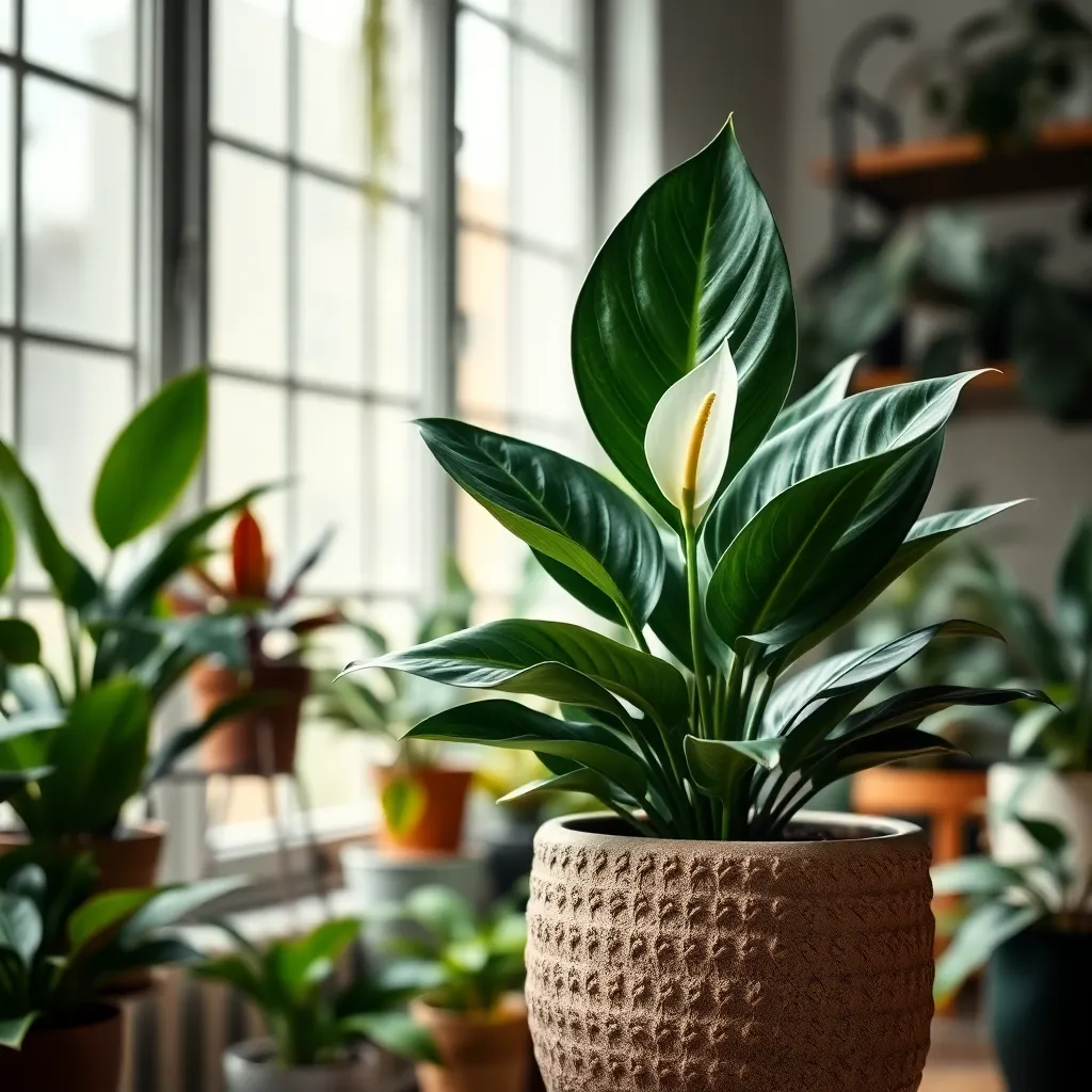 Peace Lily: Humidity Enhancer