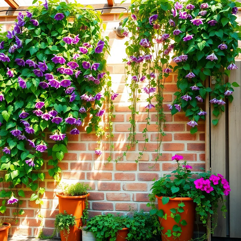 Climbing Plants for Vertical Interest